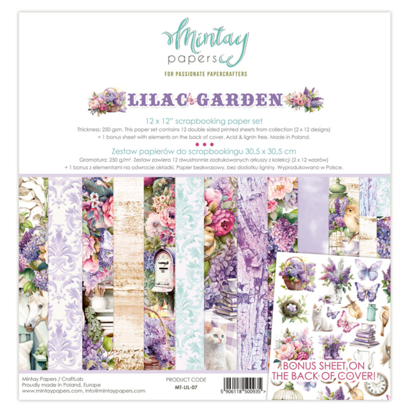 Lilac Garden 12″x12″